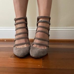 Vince camuto suede heels